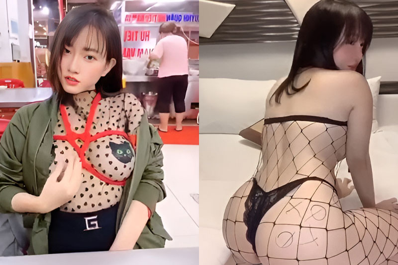 Gadis cantik yang suka mempamerkan barangannya di khalayak ramai