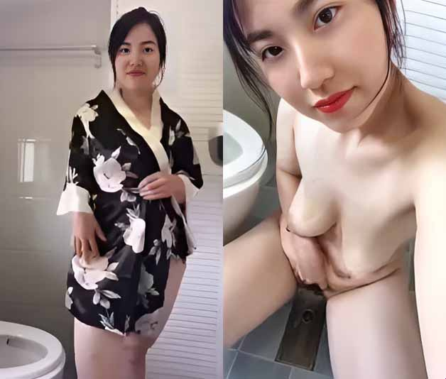 Em xinh thả thính cực độc trong toilet